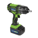 Cordless Impact Wrench 18V 3Ah Li-ion 1/2"Sq Drive Hi-Vis | Pipe Manufacturers Ltd..