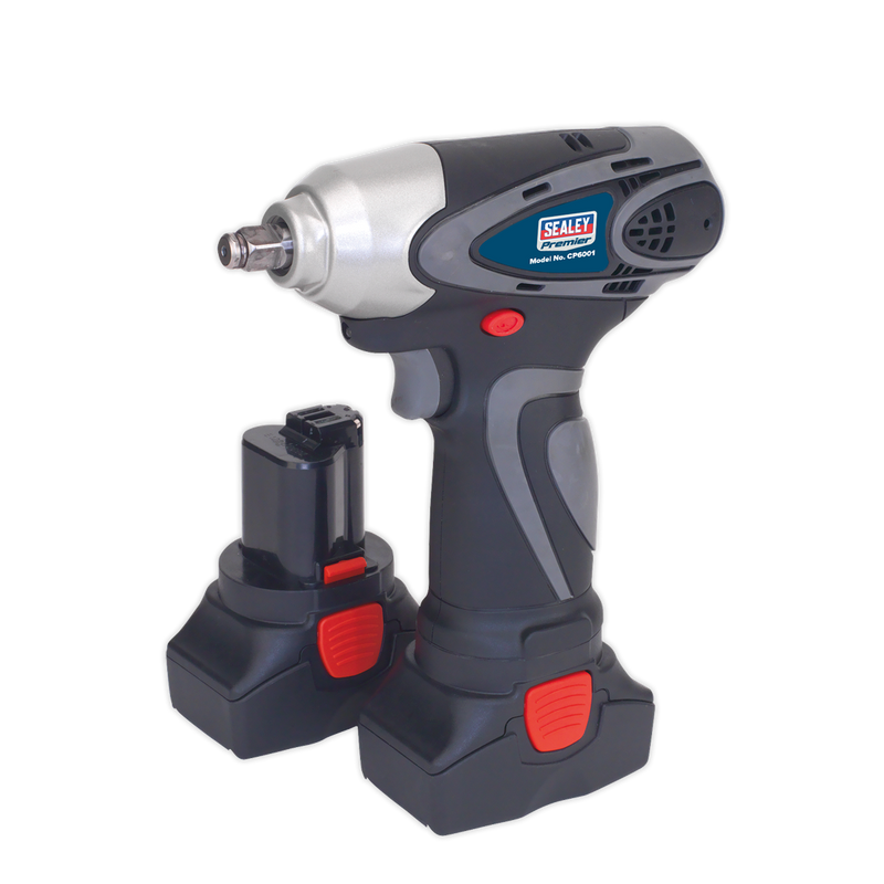 Cordless Impact Wrench 3/8"Sq Drive 140Nm 14.4V 2Ah Lithium-ion - 2 Batteries 40min Charger | Pipe Manufacturers Ltd..
