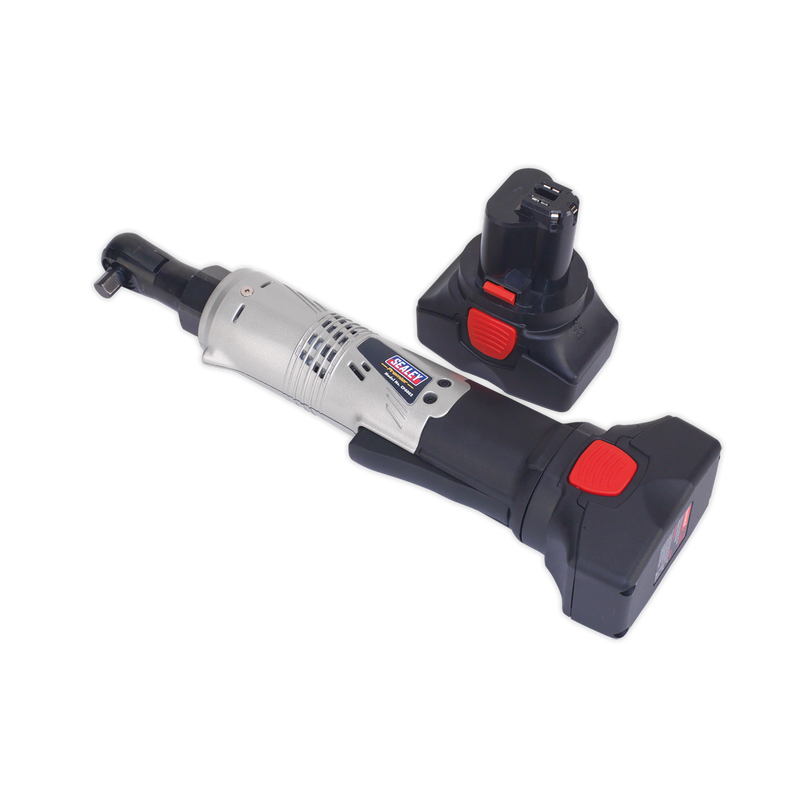 Cordless Ratchet Wrench 3/8"Sq Drive 68Nm 14.4V 2Ah Lithium-ion 2 Batteries 40min Charger | Pipe Manufacturers Ltd..
