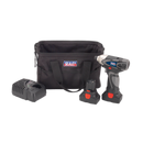 Cordless Impact Driver 1/4" Hex Drive 117Nm 14.4V 2Ah Lithium-ion - 2 Batteries 40min Charger | Pipe Manufacturers Ltd..