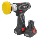 Cordless Polisher/Sander ¯75mm 14.4V 2Ah Lithium-ion - 2 Batteries 40min Charger | Pipe Manufacturers Ltd..