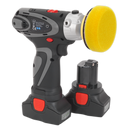 Cordless Polisher/Sander ¯75mm 14.4V 2Ah Lithium-ion - 2 Batteries 40min Charger | Pipe Manufacturers Ltd..