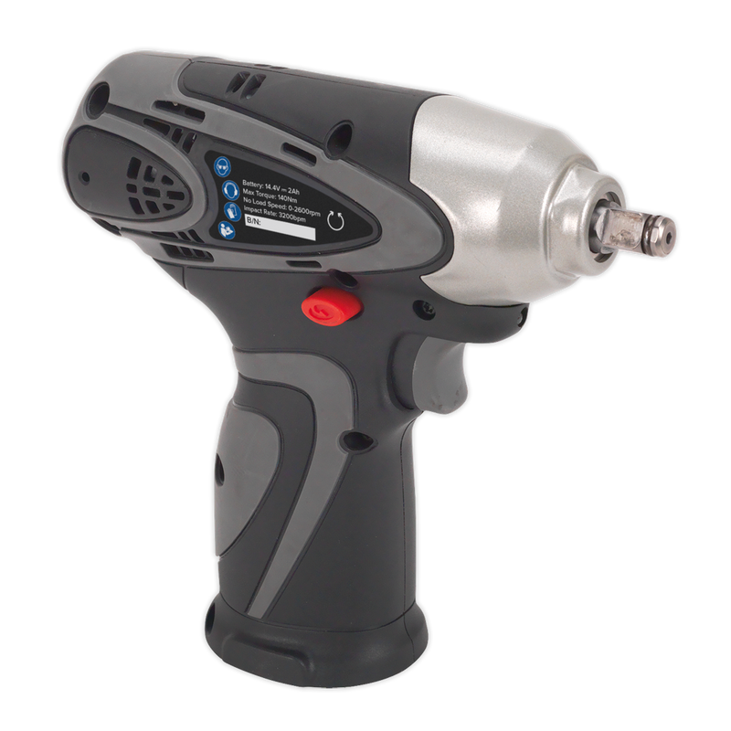 Impact Wrench 3/8"Sq Drive 140Nm 14.4V Li-ion- Body Only | Pipe Manufacturers Ltd..