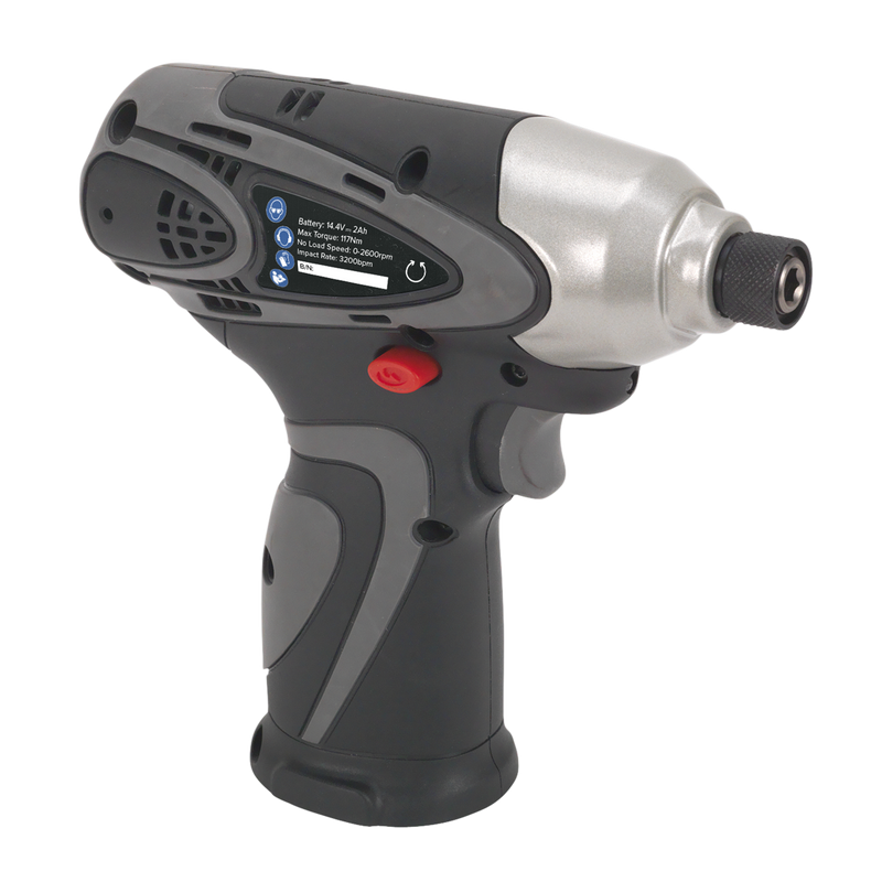 Impact Driver 1/4"Hex Drive 117Nm 14.4V Li-ion- Body Only | Pipe Manufacturers Ltd..