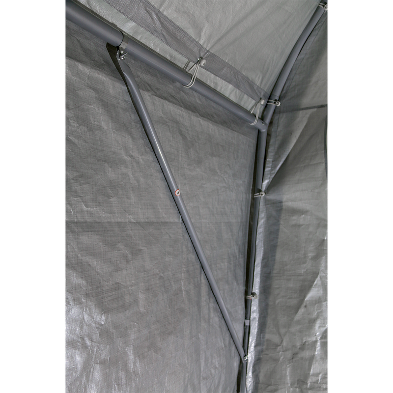 Dome Roof Car Port Shelter 4 x 6 x 3.1m | Pipe Manufacturers Ltd..