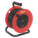 Cable Reel 25m 4 x 230V 2.5mm_ Heavy-Duty Thermal Trip | Pipe Manufacturers Ltd..