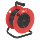 Cable Reel 25m 4 x 230V 1.5mm_ Heavy-Duty Thermal Trip | Pipe Manufacturers Ltd..