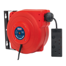 Cable Reel System Retractable 15m 2 x 230V Socket | Pipe Manufacturers Ltd..