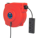Cable Reel System Retractable 15m 2 x 230V Socket | Pipe Manufacturers Ltd..