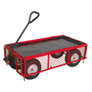 Platform Truck with Sides Pneumatic Tyres 450kg Capacity | Pipe Manufacturers Ltd..