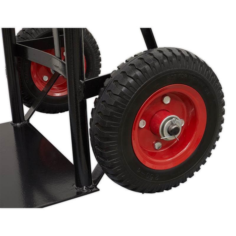 Heavy-Duty Sack Truck with PU Tyres 200kg Capacity | Pipe Manufacturers Ltd..