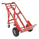 Sack Truck 3-in-1 with Pneumatic Tyres 250kg Capacity | Pipe Manufacturers Ltd..