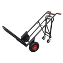 Heavy-Duty 3-in-1 Sack Truck with PU Tyres 300kg Capacity | Pipe Manufacturers Ltd..