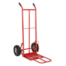 Sack Truck with Pneumatic Tyres & Foldable Toe 250kg Capacity | Pipe Manufacturers Ltd..