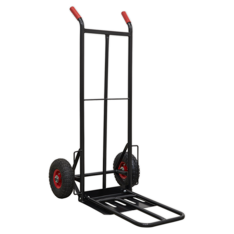 Heavy-Duty Sack Truck with PU Tyres 300kg Capacity | Pipe Manufacturers Ltd..