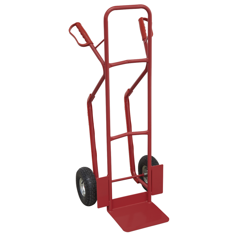 Sack Truck with Pneumatic Tyres 300kg Capacity | Pipe Manufacturers Ltd..