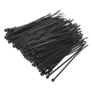 Cable Tie 100 x 2.5mm Black Pack of 200 | Pipe Manufacturers Ltd..