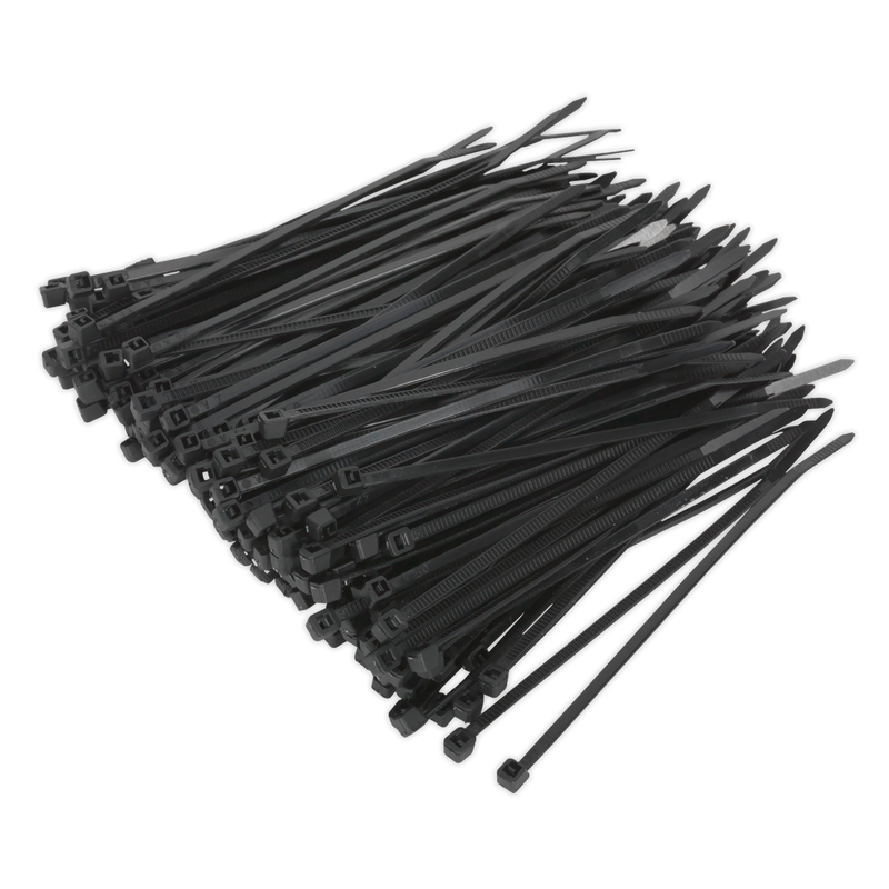 Cable Tie 100 x 2.5mm Black Pack of 200 | Pipe Manufacturers Ltd..