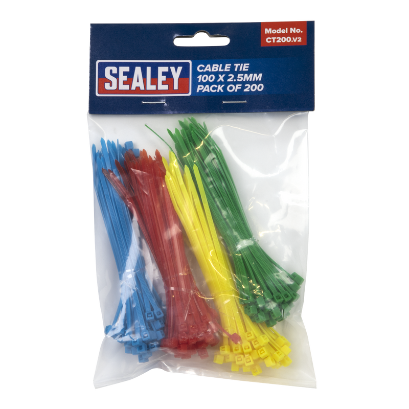 Cable Tie 100 x 2.5mm Pack of 200 | Pipe Manufacturers Ltd..