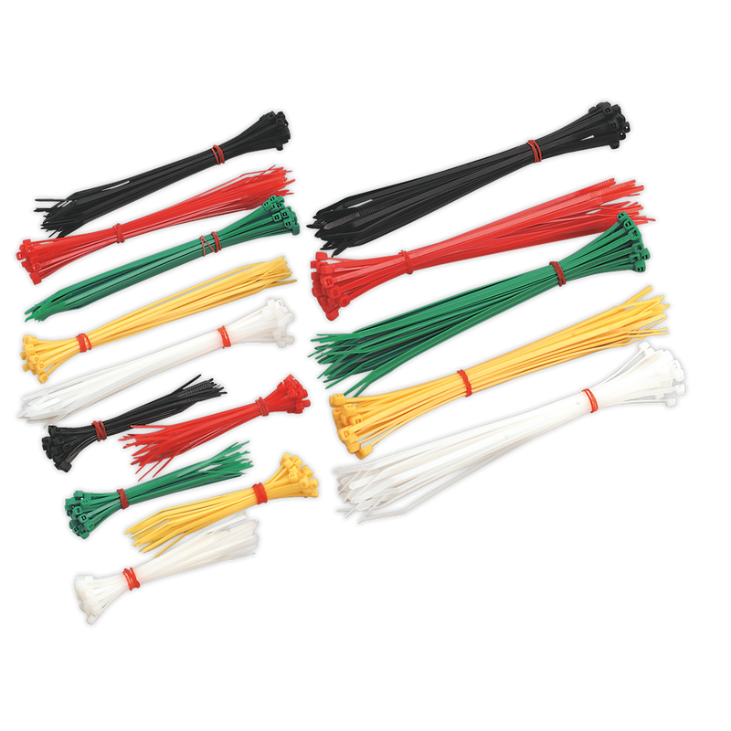 Cable Tie Assortment Pack of 375 | Pipe Manufacturers Ltd..