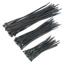 Cable Tie Assortment Black Pack of 75 | Pipe Manufacturers Ltd..
