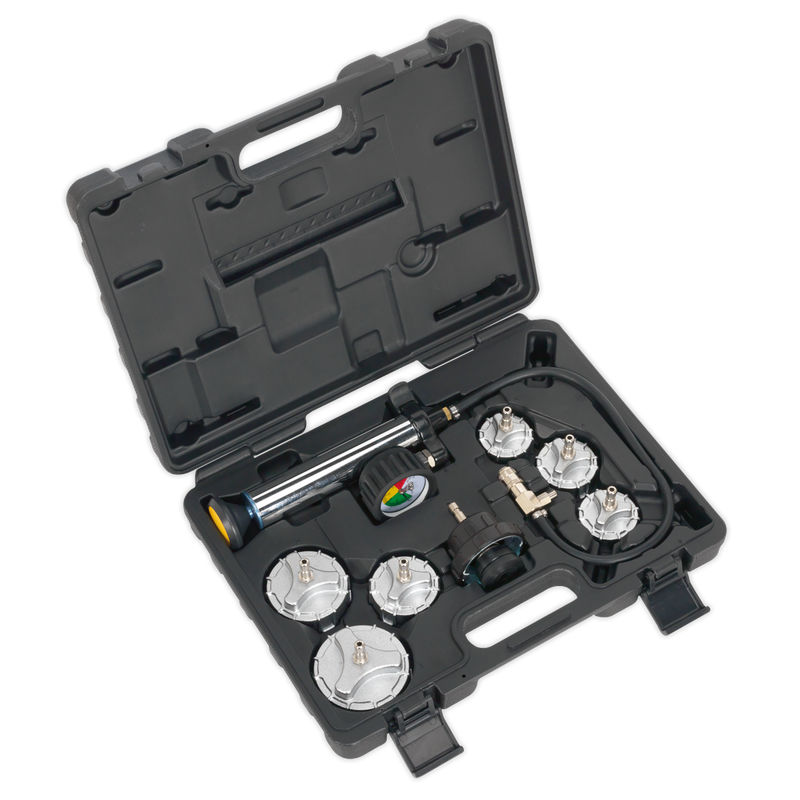 Cooling System Pressure Test Kit 7pc - Commercial | Pipe Manufacturers Ltd..