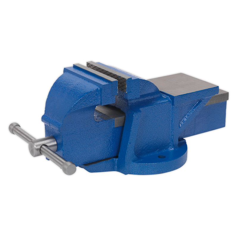 Vice 100mm Fixed Base Professional Heavy-Duty | Pipe Manufacturers Ltd..