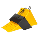 Wheel Chock with Bracket Single - Commercial | Pipe Manufacturers Ltd..