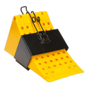 Wheel Chock with Bracket Single - Commercial | Pipe Manufacturers Ltd..
