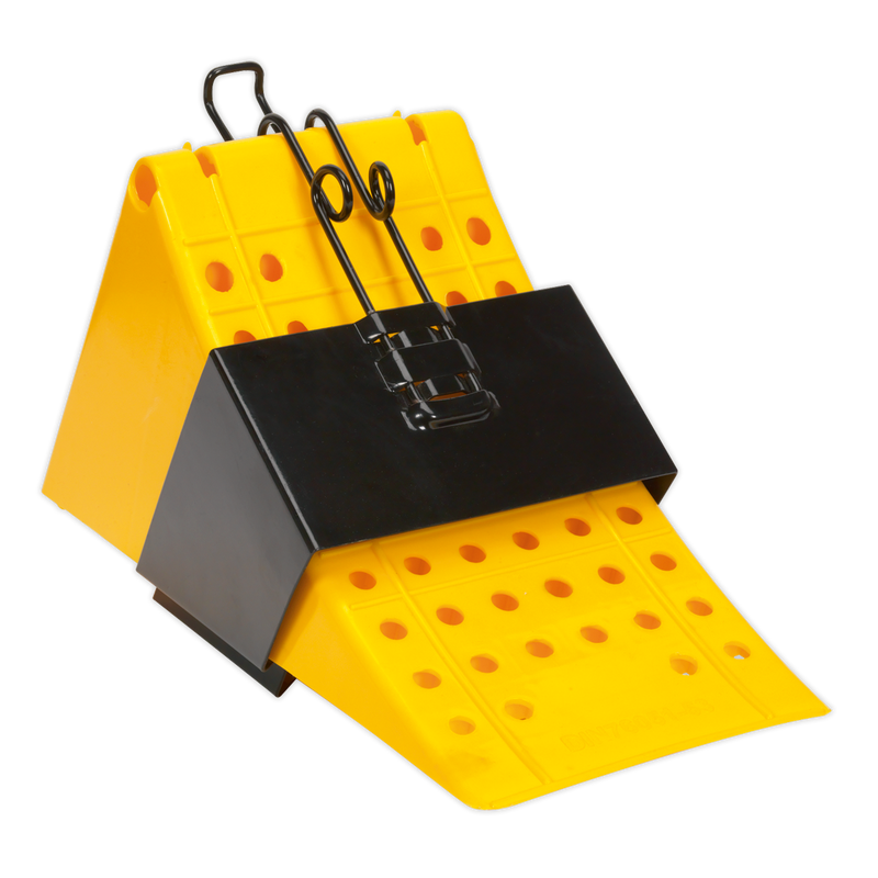 Wheel Chock with Bracket Single - Commercial | Pipe Manufacturers Ltd..