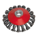 Conical Wire Brush ¯100mm M10 x 1.5mm | Pipe Manufacturers Ltd..