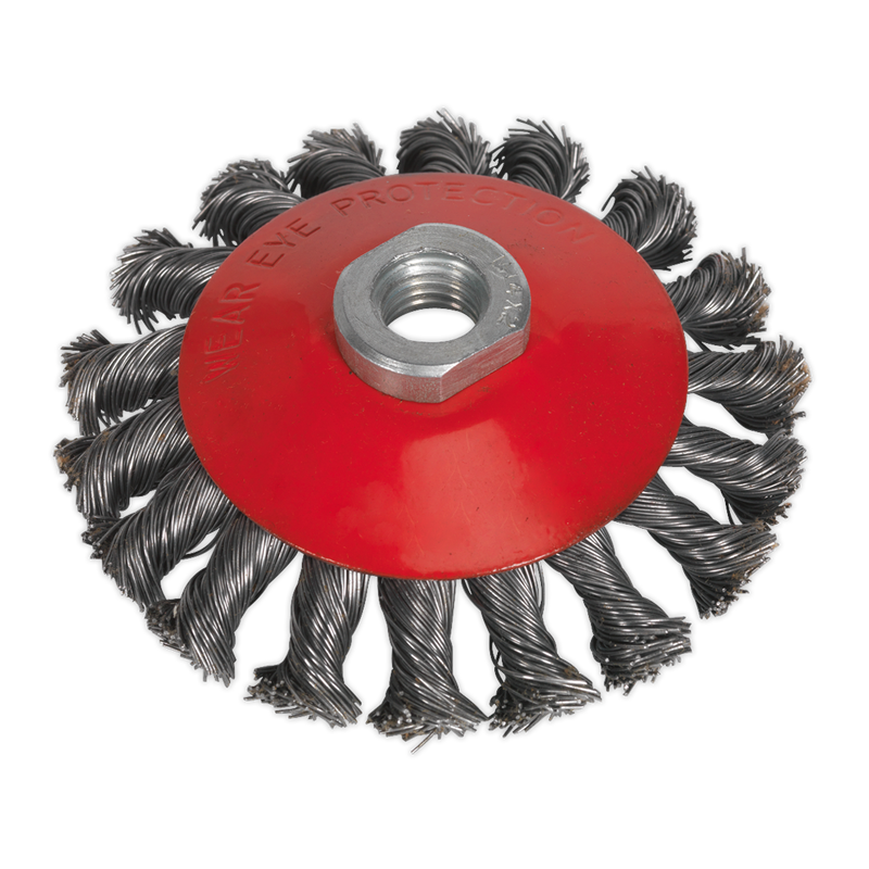 Conical Wire Brush ¯100mm M10 x 1.5mm | Pipe Manufacturers Ltd..