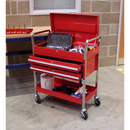 Trolley 2-Level Heavy-Duty with Lockable Top & 2 Drawers | Pipe Manufacturers Ltd..