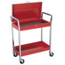 Trolley 2-Level Heavy-Duty with Lockable Top | Pipe Manufacturers Ltd..