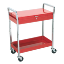 Trolley 2-Level Heavy-Duty with Lockable Top | Pipe Manufacturers Ltd..