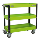 Workshop Trolley 3-Level Heavy-Duty - Hi-Vis Green | Pipe Manufacturers Ltd..