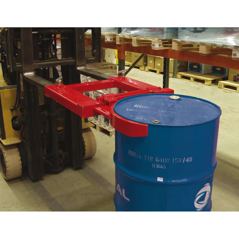 Forklift Drum Clamp Single 205L | Pipe Manufacturers Ltd..