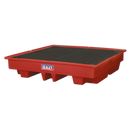 Barrel Bund Polyethylene 1280 x 1280 x 275mm | Pipe Manufacturers Ltd..