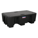 Barrel Bund Polyethylene 1300 x 750 x 440mm 2 Drum | Pipe Manufacturers Ltd..