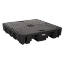 Barrel Bund Polyethylene 1380 x 1290 x 280mm 4 Drum | Pipe Manufacturers Ltd..