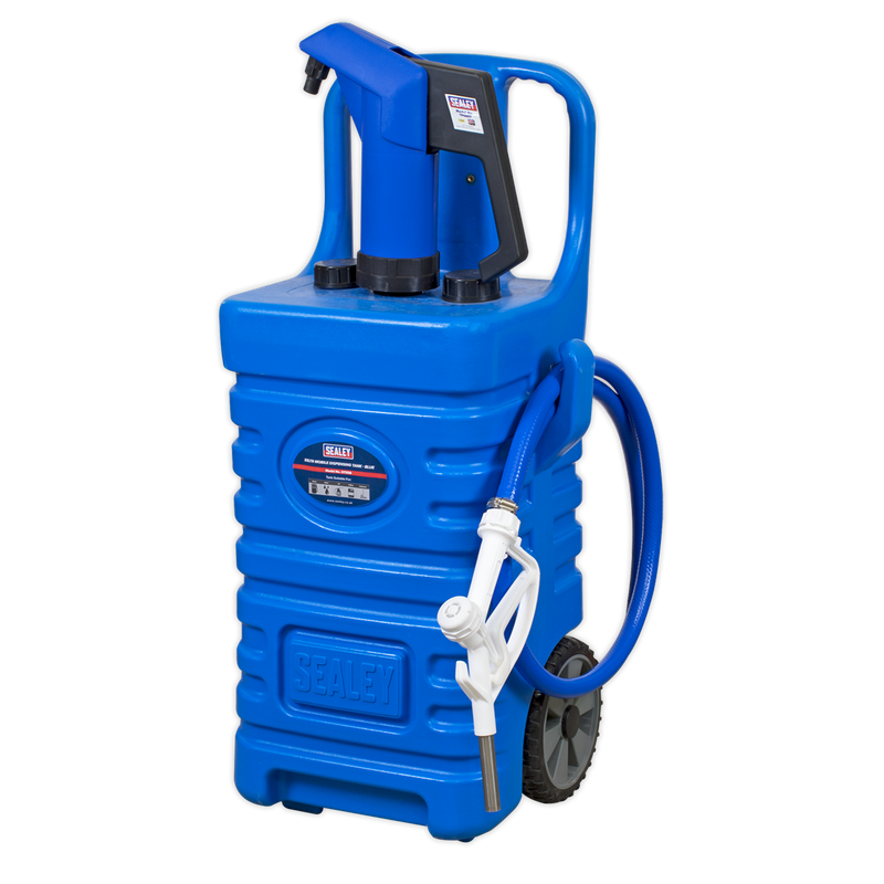 Mobile Dispensing Tank 55L with AdBlue¨ Pump - Blue | Pipe Manufacturers Ltd..