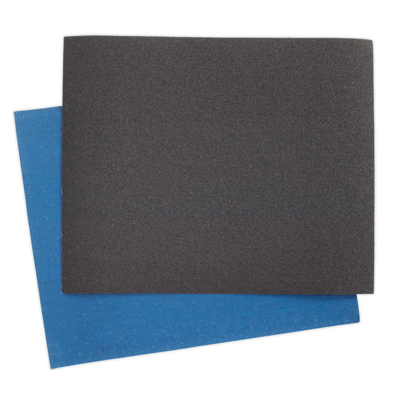 Emery Sheet Blue Twill 230 x 280mm 150Grit Pack of 25 | Pipe Manufacturers Ltd..