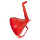 Funnel with Fixed Offset Spout & Filter Medium ¯160mm | Pipe Manufacturers Ltd..