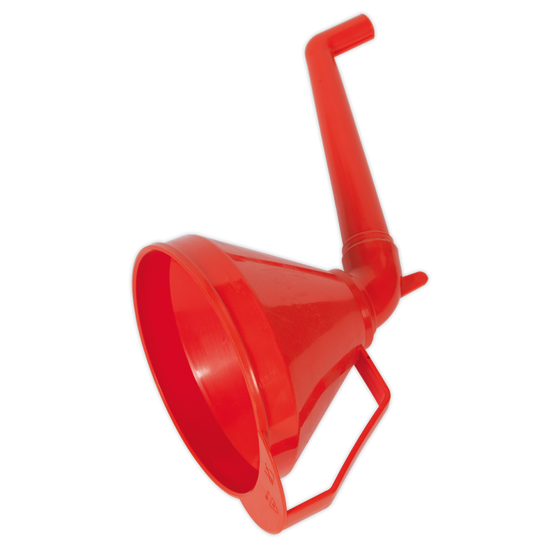 Funnel with Fixed Offset Spout & Filter Medium ¯160mm | Pipe Manufacturers Ltd..