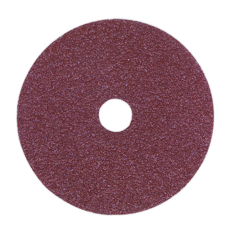 Sanding Disc Fibre Backed ¯100mm 50Grit Pack of 25 | Pipe Manufacturers Ltd..