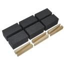 Floor Grinding Block 50 x 50 x 100mm 24Grit - Pack of 6 | Pipe Manufacturers Ltd..