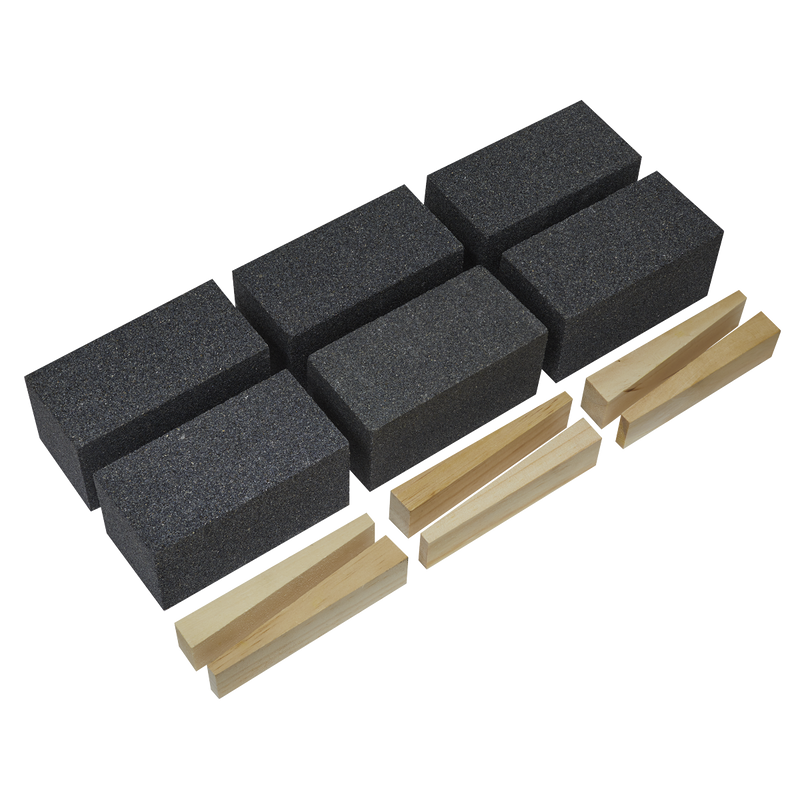 Floor Grinding Block 50 x 50 x 100mm 24Grit - Pack of 6 | Pipe Manufacturers Ltd..