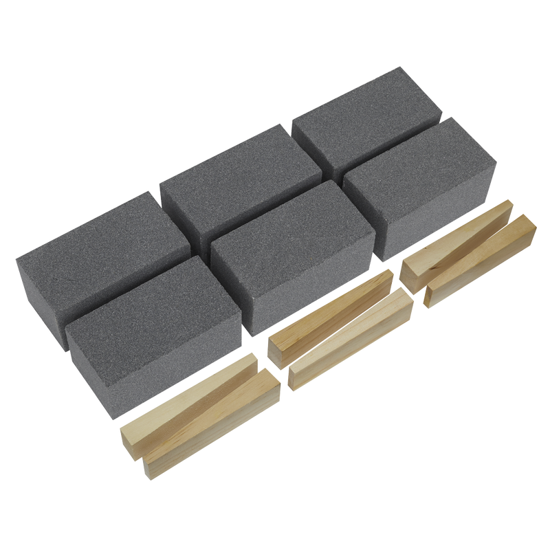 Floor Grinding Block 50 x 50 x 100mm 60Grit - Pack of 6 | Pipe Manufacturers Ltd..