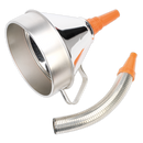 Funnel Metal with Flexible Spout & Filter ¯200mm | Pipe Manufacturers Ltd..