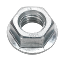 Flange Nut Serrated M12 Zinc DIN 6923 Pack of 50 | Pipe Manufacturers Ltd..
